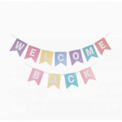 Pastel  Bunting - Welcome back