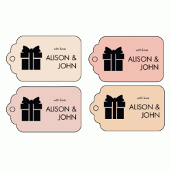   Personalized Gift Tag - Gift Box