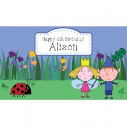     Personalized Ben & Holly's Little Kingdom Vinyl Banner 