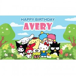     Personalized Sanrio Vinyl Banner 