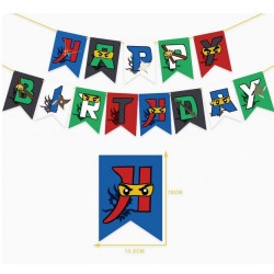 Ninjago Happy Birthday Bunting