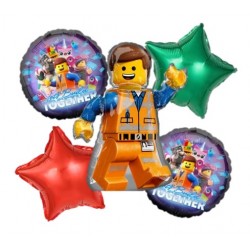 Lego Foil Balloon Bouquet