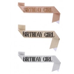  Birthday Girl Sash  