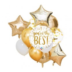 你是最棒鋁質氣球的和橡膠氣球組合(連氣球座) 