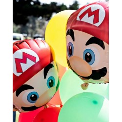 超級馬里奧氣球組合 (連氣球座)