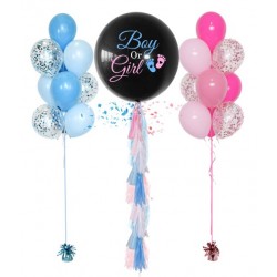 Giant Latex Balloon Gender Reveal Set