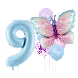 Butterfly and Number Balloon Bouquets (Style 2)
