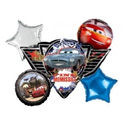   Cars Finn Mcmissile/Tow Mater Foil Balloon Bouquet