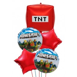 Minecraft TNT氣球組合  - 5個