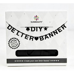 DIY Letter Banner - Black