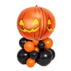      Halloween Pumpkin Balloon Stand (2ft tall)