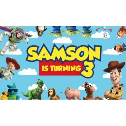 Personalized Toy Story Vinyl Banner 