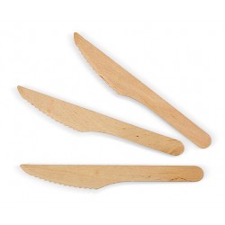 Wooden Knife - Plain, 10pcs