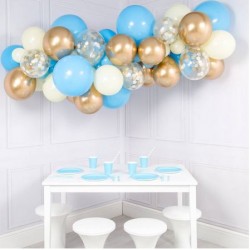    Balloon Garland (Gold & Blue)