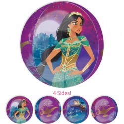 Orbz Aladdin & Jasmine Foil Balloon - 15" W x 16" H
