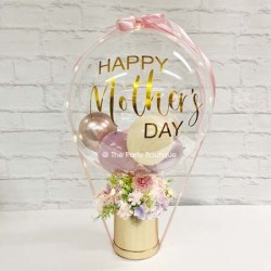     Light up Mother's Day Balloon Basket (Pink & Purple)