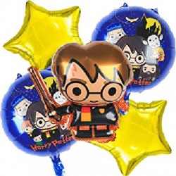 Harry Potter Foil Balloon Bouquet (with weight)
