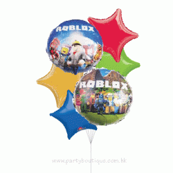 Roblox Foil Balloon Bouquet Style 1 (with weight)