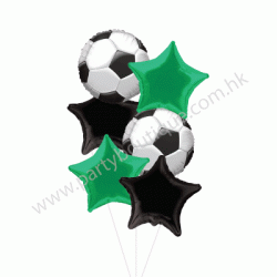 Championship Soccer Balloon Bouquet (with weight)
