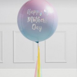 個人化母親節漸變色圓球氣球