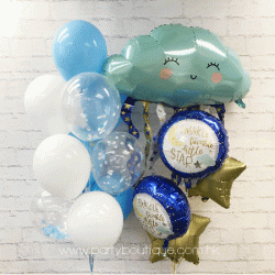 Twinkle Little Star Balloon Bouquets (with weight)
