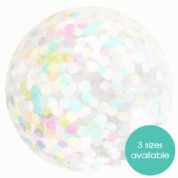 Confetti Balloon - Pastel