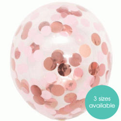 Confetti Balloon - Rosy