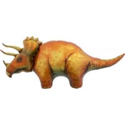Triceratops Foil Balloon  - 42" W x 19" H