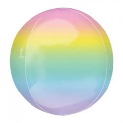 Orbz Ombre Pastel 16" Foil Balloon