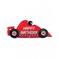 Birthday Race Car Shape Foil Balloon - 43"W