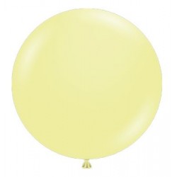 36" Round Lemonade Latex Balloon (with helium)