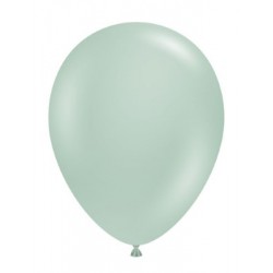 11" Round Empower Mint  Latex Balloon (with helium)