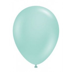 11" Round Sea Glass Latex Balloon (with helium)