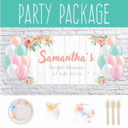Party Package - Bridal Shower Peony