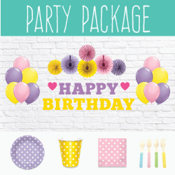 Party Package - Bunting Style 4