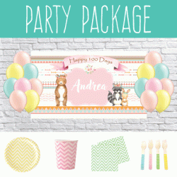 Party Package - Boho Animal Baby
