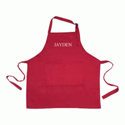  Personalized Apron - Deep Red 