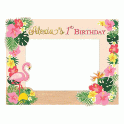 Personalized Photo Frame Tropical