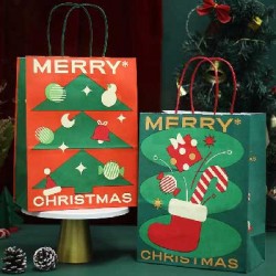 Paper Gift Bag - Christmas, 10pcs
