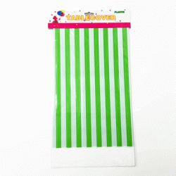 桌布 - 綠白條紋43寸×70寸