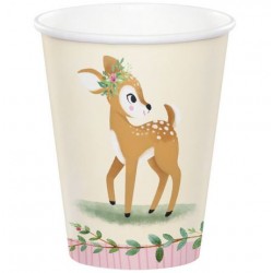 Little Deer 9oz Paper Cup, 8pcs