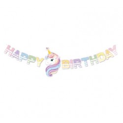 Unicorn Happy Birthday Bunting 