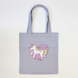 Unicorn Lilac Tote Bag  