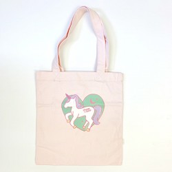 Unicorn Pink Tote Bag