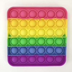 Pop it - Rainbow Square (with alphabets)