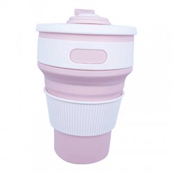 Eco Collapsible Cup - Pink, 1pc