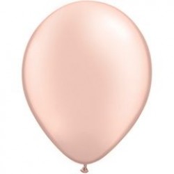 11" Round Pearl Peach Latex Balloon (with helium)