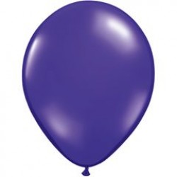 11" Round Purple Violet Latex Balloon (with helium)