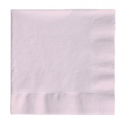 嫩粉紅色餐巾 32.7 x 32.7厘米, 50張