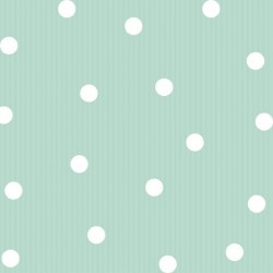 Polka Dots on Mint Striped Napkin 25 x 25cm, 20pcs